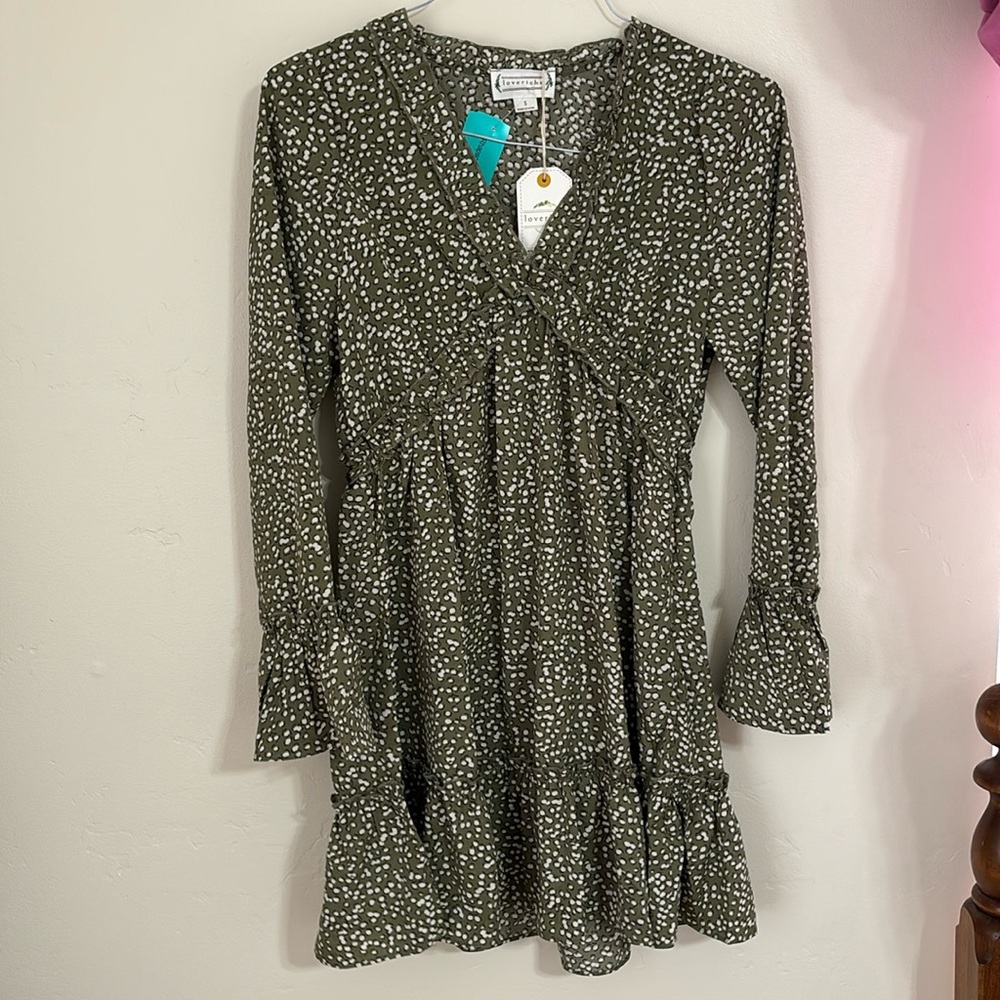 Women’s small green dress